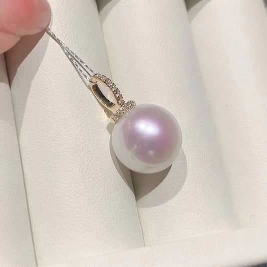 Freshwater Pearl "Edison" Pacifier-Style Pendant（淡水爱迪生奶嘴款吊坠）