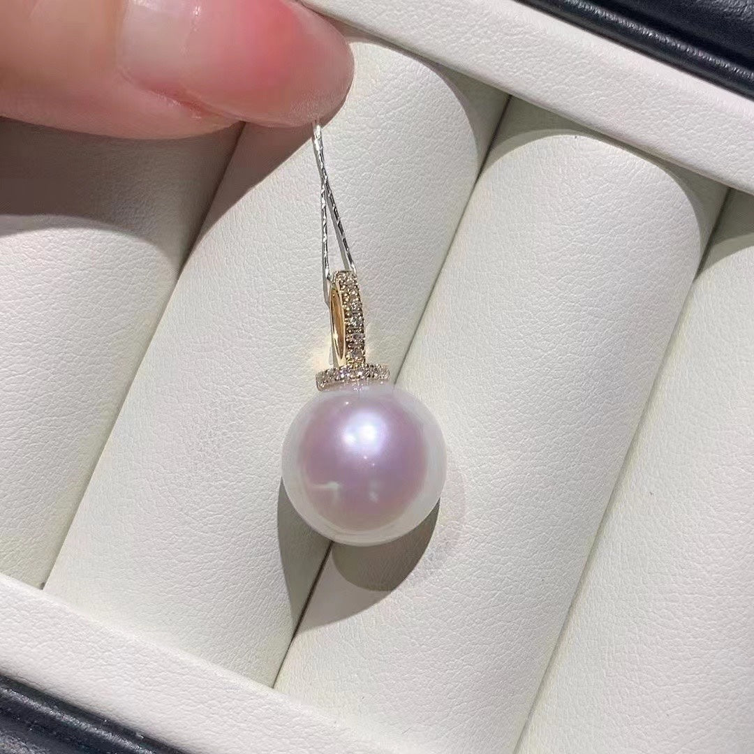 Freshwater Pearl "Edison" Pacifier-Style Pendant（淡水爱迪生奶嘴款吊坠）