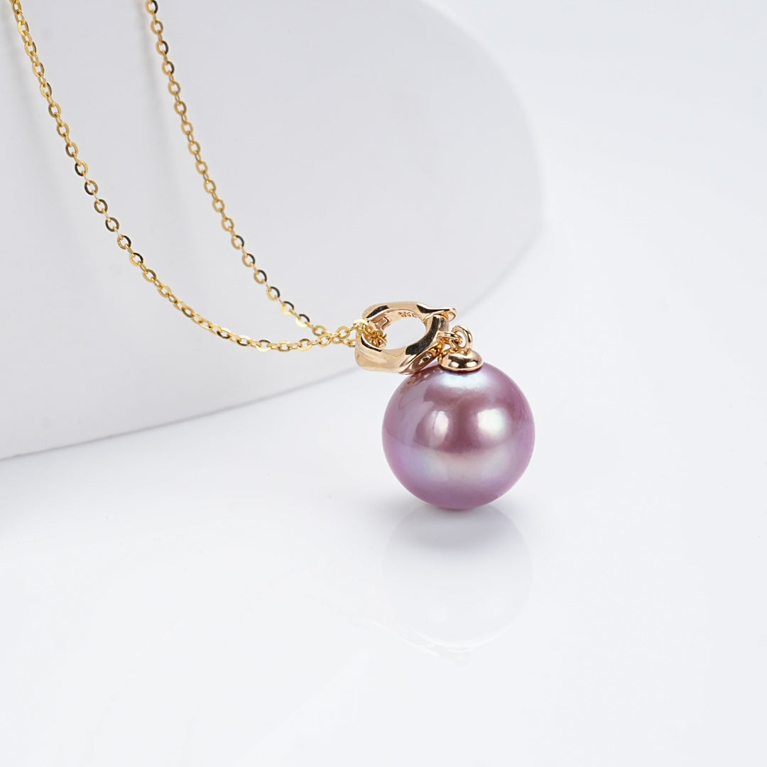 (S925 Silver Purple Bead Pendan)   S925银紫珠吊坠