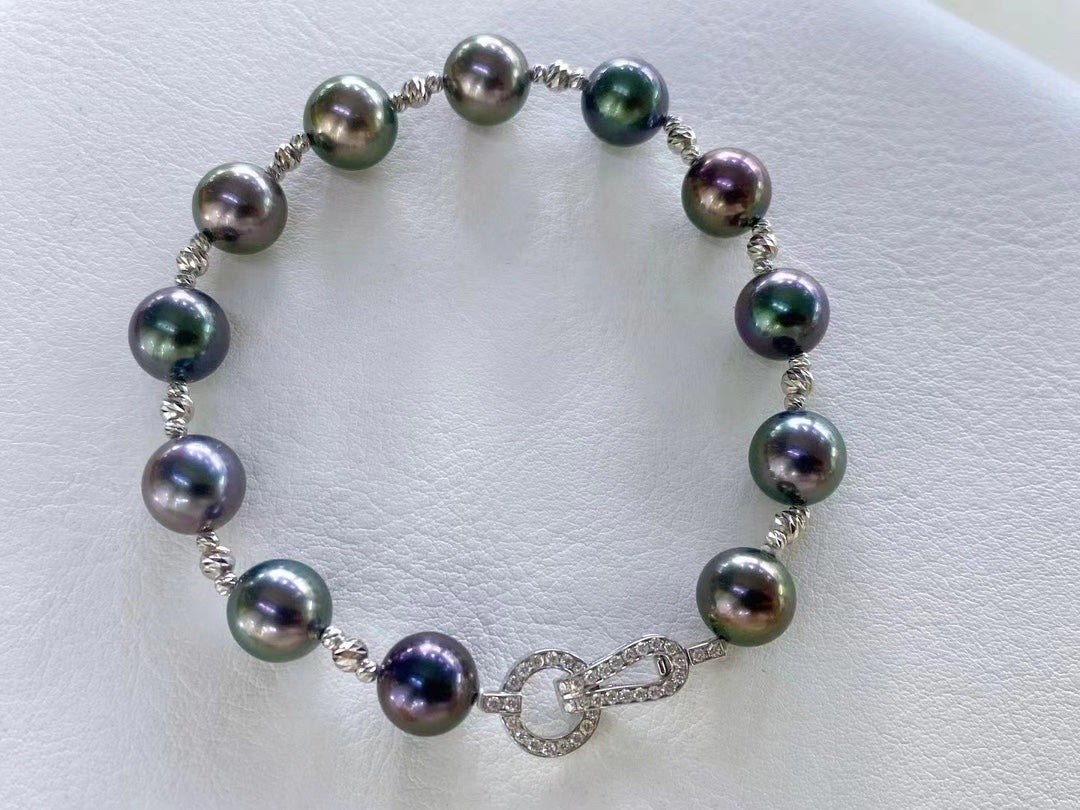 8–9mm Tahitian Pearl Bracelet（8-9mm大溪地手链）