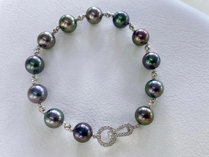 8–9mm Tahitian Pearl Bracelet（8-9mm大溪地手链）