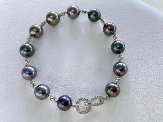 8–9mm Tahitian Pearl Bracelet（8-9mm大溪地手链）